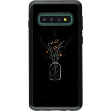 Hülle Samsung Galaxy S10 - Hybrid Armor schwarz Vase black