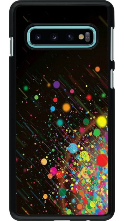 Coque Samsung Galaxy S10 - Abstract bubule lines