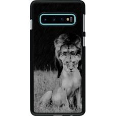 Coque Samsung Galaxy S10 - Angry lions