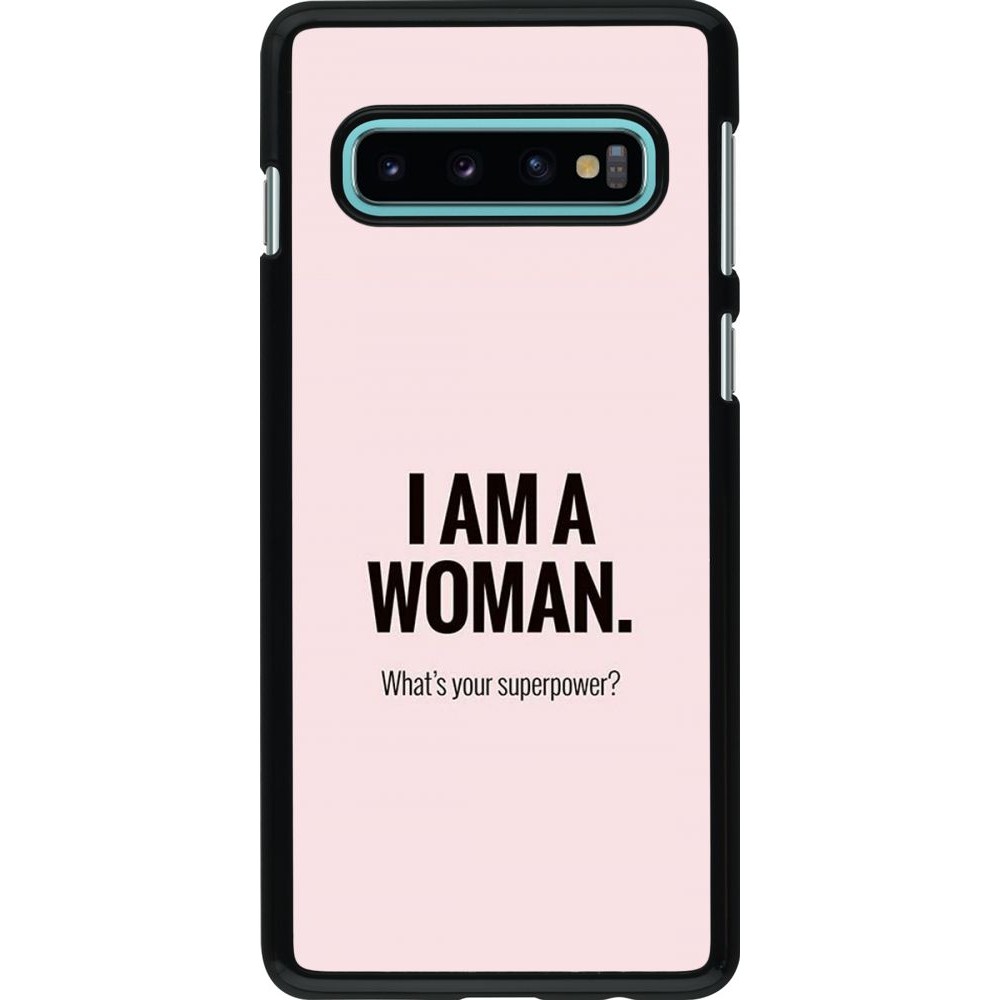 Coque Samsung Galaxy S10 - I am a woman