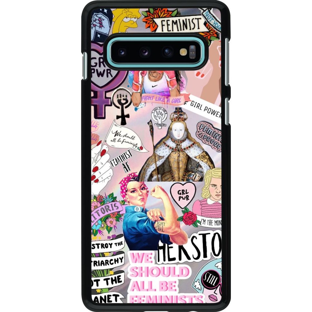 Coque Samsung Galaxy S10 - Girl Power Collage