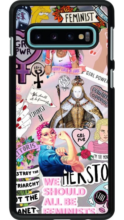 Coque Samsung Galaxy S10 - Girl Power Collage