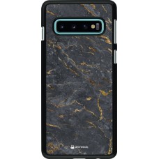 Coque Samsung Galaxy S10 - Grey Gold Marble