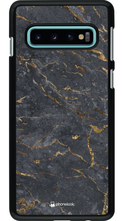 Coque Samsung Galaxy S10 - Grey Gold Marble