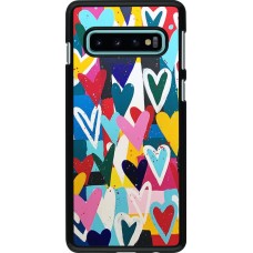 Coque Samsung Galaxy S10 - Joyful Hearts