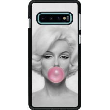 Coque Samsung Galaxy S10 - Marilyn Bubble