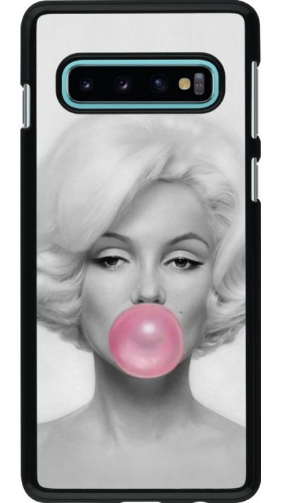 Coque Samsung Galaxy S10 - Marilyn Bubble