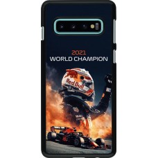 Coque Samsung Galaxy S10 - Max Verstappen 2021 World Champion