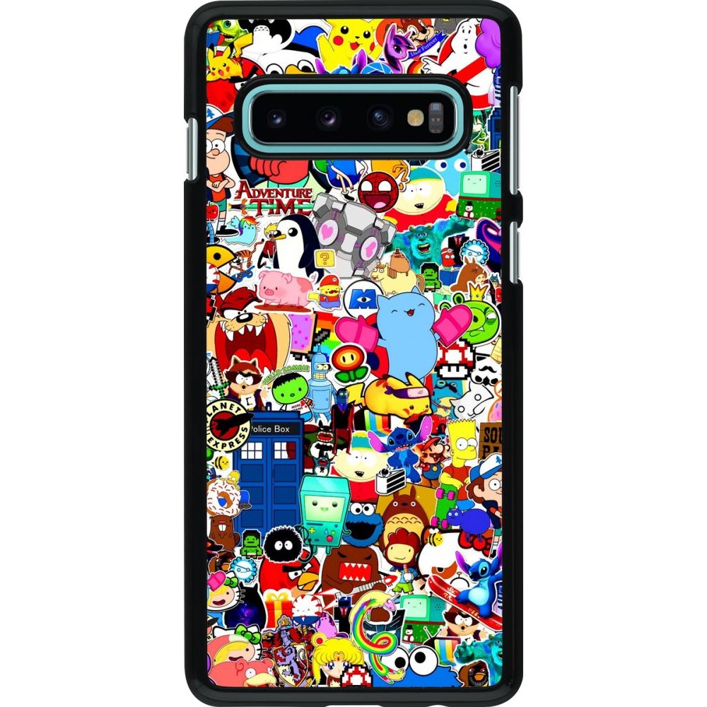 Hülle Samsung Galaxy S10 - Mixed cartoons
