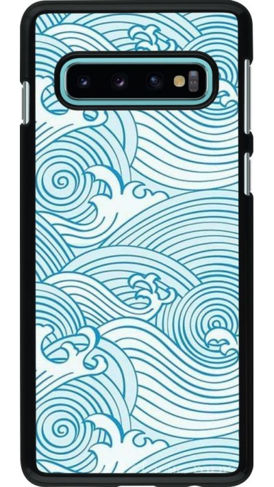 Hülle Samsung Galaxy S10 - Ocean Waves