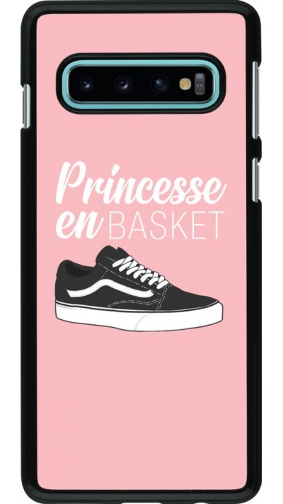 Coque Samsung Galaxy S10 - princesse en basket