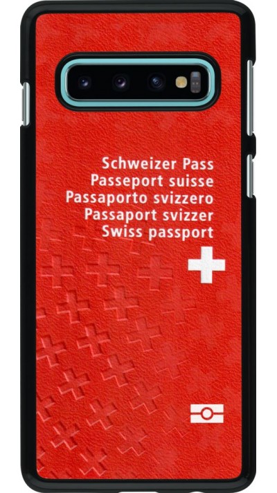 Hülle Samsung Galaxy S10 - Swiss Passport