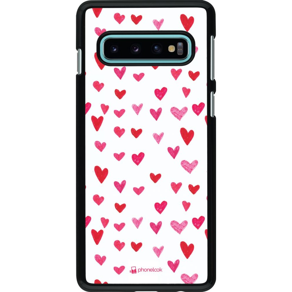 Coque Samsung Galaxy S10 - Valentine 2022 Many pink hearts