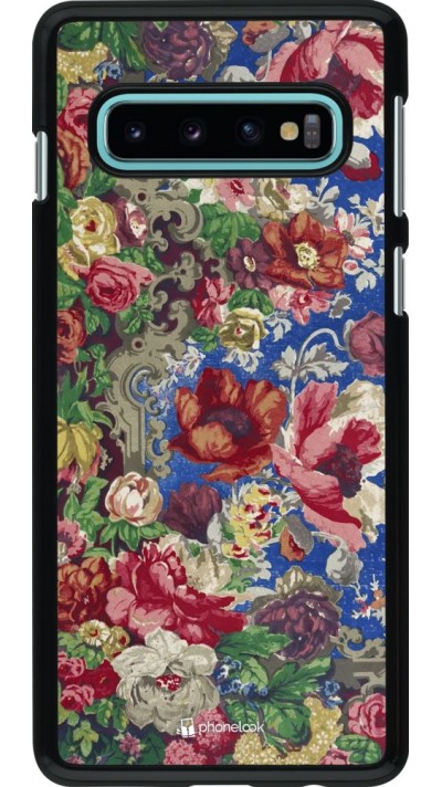 Hülle Samsung Galaxy S10 - Vintage Art Flowers
