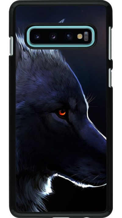 Hülle Samsung Galaxy S10 - Wolf Shape