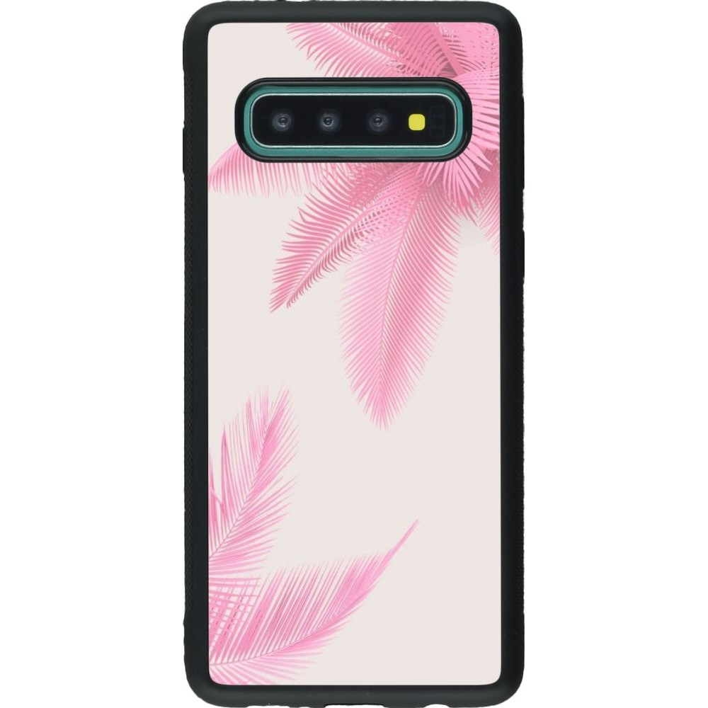 Coque Samsung Galaxy S10 - Silicone rigide noir Summer 20 15