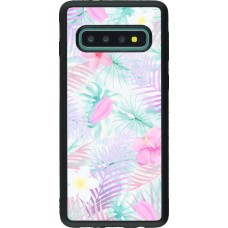 Coque Samsung Galaxy S10 - Silicone rigide noir Summer 2021 07