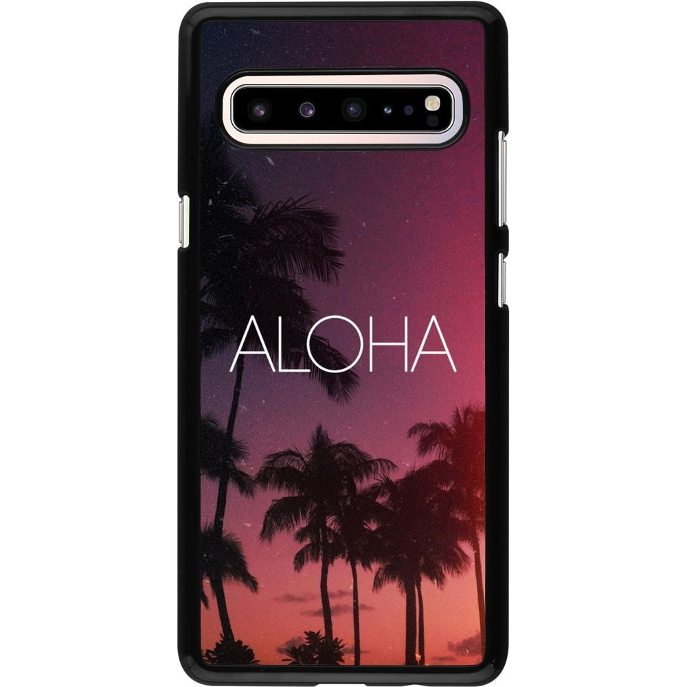 Coque Samsung Galaxy S10 5G - Aloha Sunset Palms