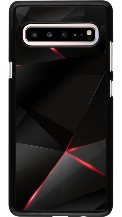 Coque Samsung Galaxy S10 5G - Black Red Lines