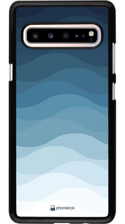 Coque Samsung Galaxy S10 5G - Flat Blue Waves