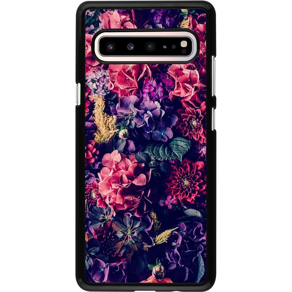 Coque Samsung Galaxy S10 5G - Flowers Dark
