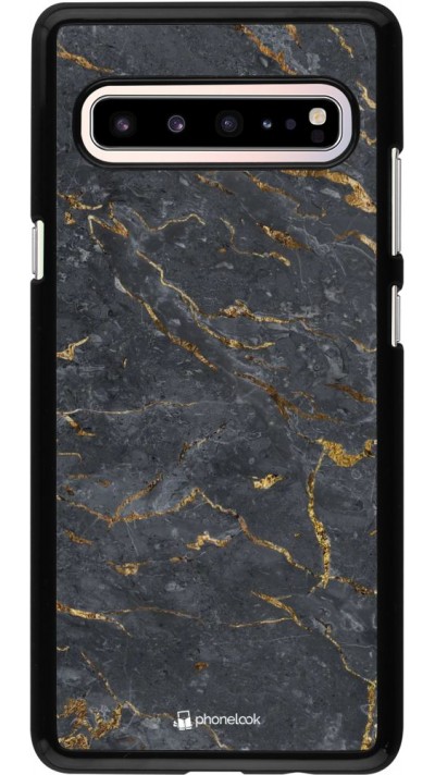 Coque Samsung Galaxy S10 5G - Grey Gold Marble