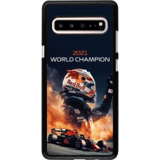 Hülle Samsung Galaxy S10 5G - Max Verstappen 2021 World Champion