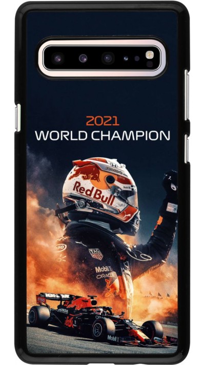 Hülle Samsung Galaxy S10 5G - Max Verstappen 2021 World Champion