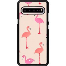 Hülle Samsung Galaxy S10 5G - Pink Flamingos Pattern