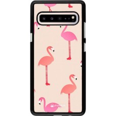 Coque Samsung Galaxy S10 5G - Pink Flamingos Pattern