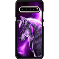Hülle Samsung Galaxy S10 5G - Purple Sky Wolf