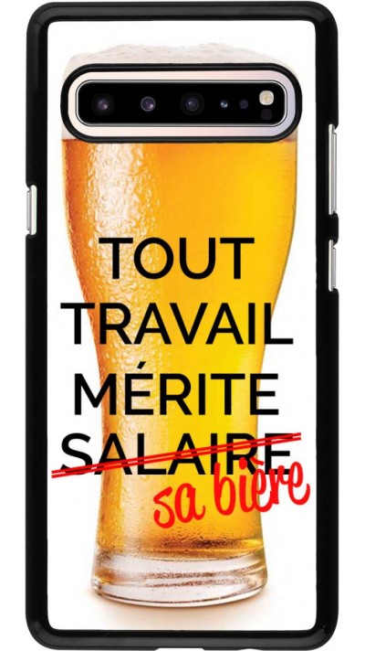 Hülle Samsung Galaxy S10 5G - Tout travail mérite sa bière