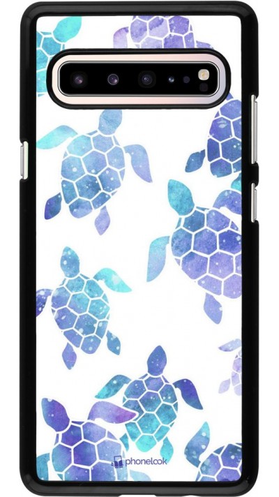 Coque Samsung Galaxy S10 5G - Turtles pattern watercolor