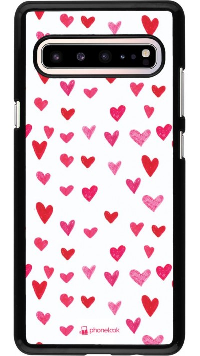 Coque Samsung Galaxy S10 5G - Valentine 2022 Many pink hearts
