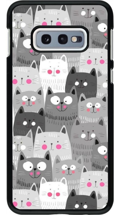 Coque Samsung Galaxy S10e - Chats gris troupeau