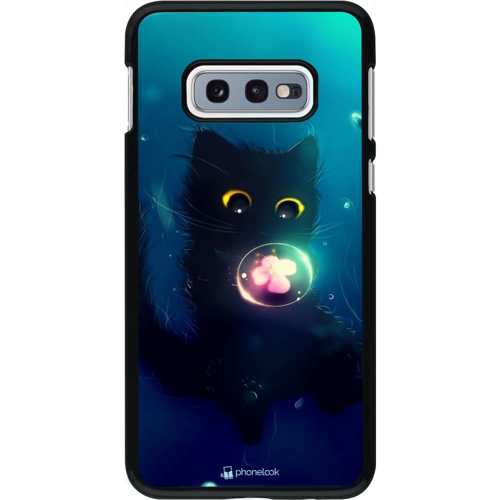 Hülle Samsung Galaxy S10e - Cute Cat Bubble