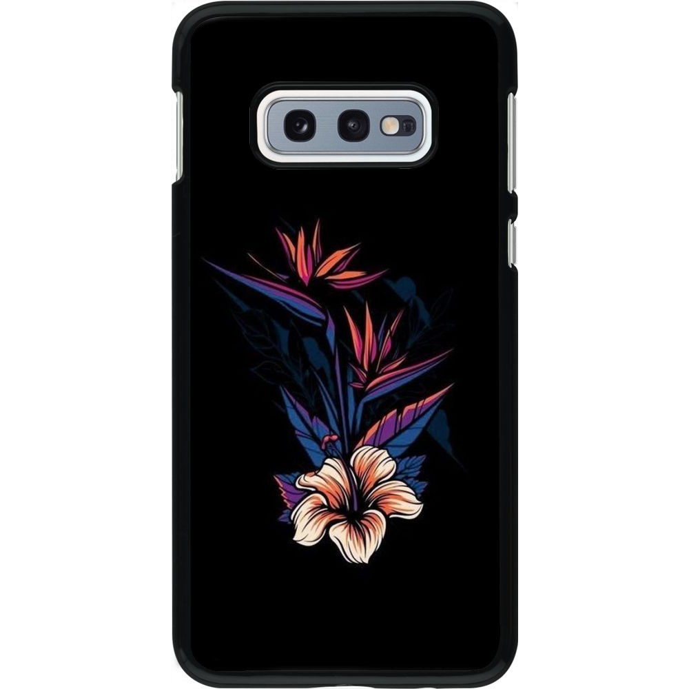Hülle Samsung Galaxy S10e - Dark Flowers