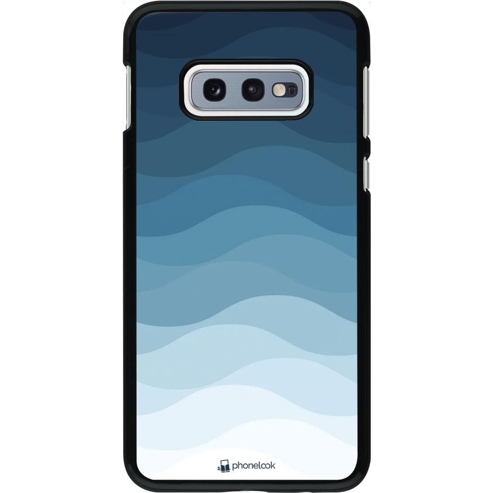 Coque Samsung Galaxy S10e - Flat Blue Waves