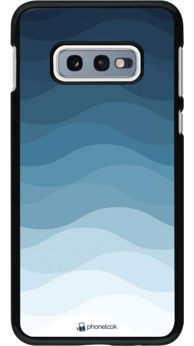 Hülle Samsung Galaxy S10e - Flat Blue Waves