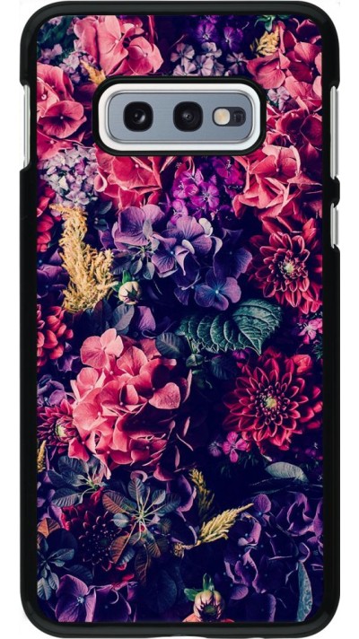Hülle Samsung Galaxy S10e - Flowers Dark