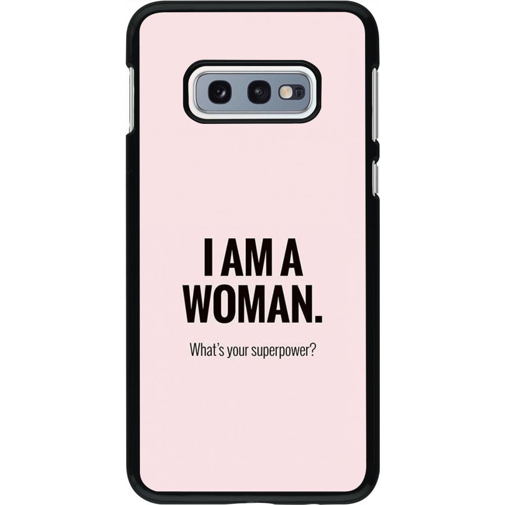 Hülle Samsung Galaxy S10e - I am a woman