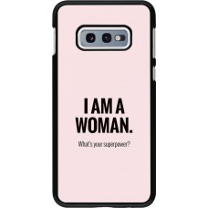 Coque Samsung Galaxy S10e - I am a woman