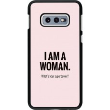 Hülle Samsung Galaxy S10e - I am a woman