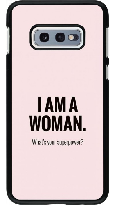 Coque Samsung Galaxy S10e - I am a woman