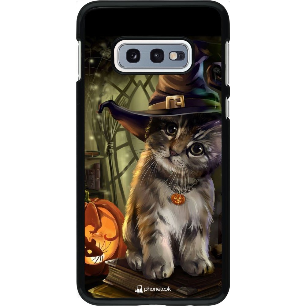 Coque Samsung Galaxy S10e - Halloween 21 Witch cat
