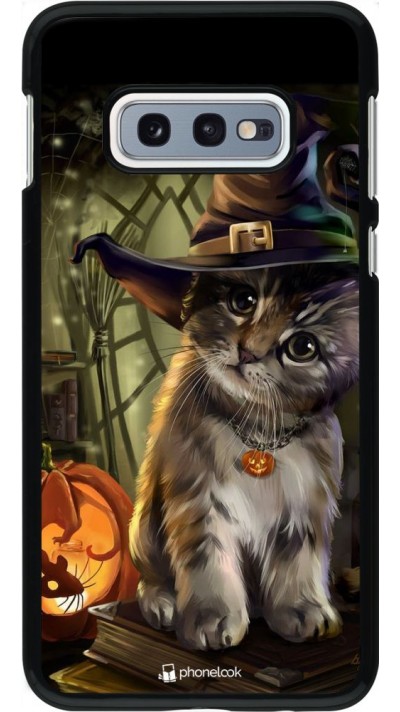 Hülle Samsung Galaxy S10e - Halloween 21 Witch cat