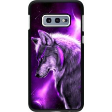 Coque Samsung Galaxy S10e - Purple Sky Wolf