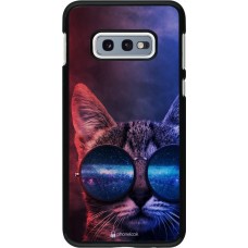 Coque Samsung Galaxy S10e - Red Blue Cat Glasses