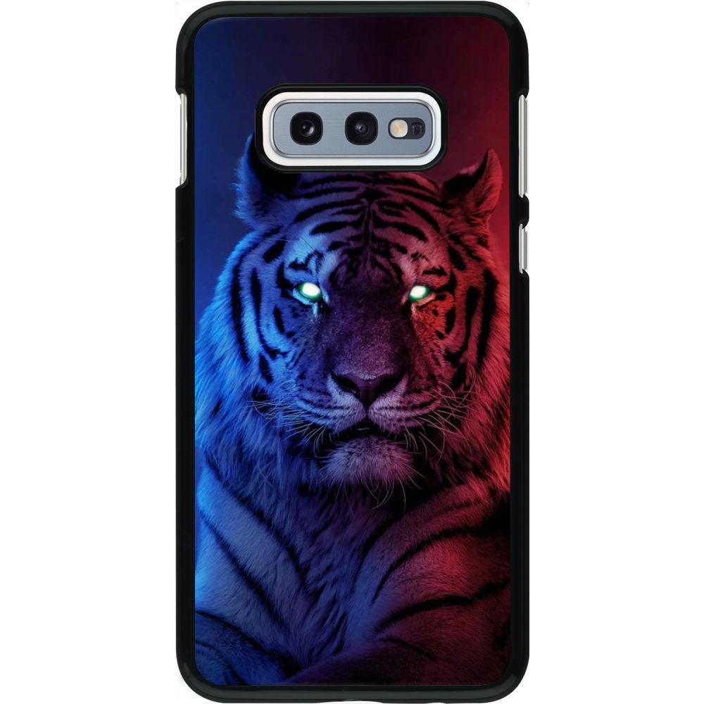 Coque Samsung Galaxy S10e - Tiger Blue Red