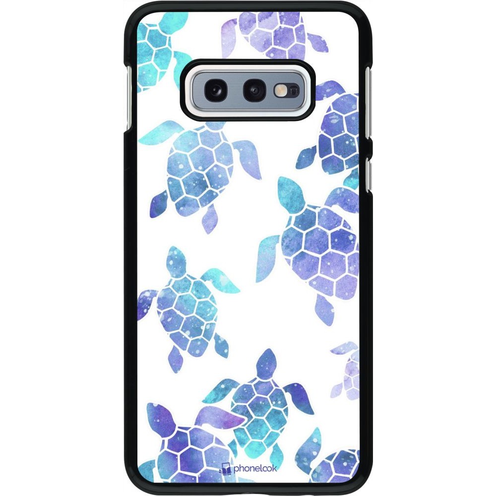 Hülle Samsung Galaxy S10e - Turtles pattern watercolor